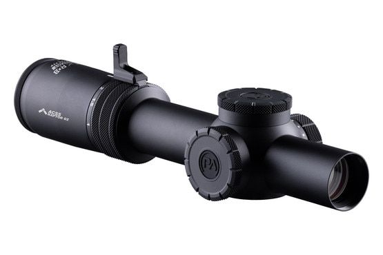 Primary Arms PLXc 1-8 RDB rifle scope features a new reticle system for red dot bright illumination